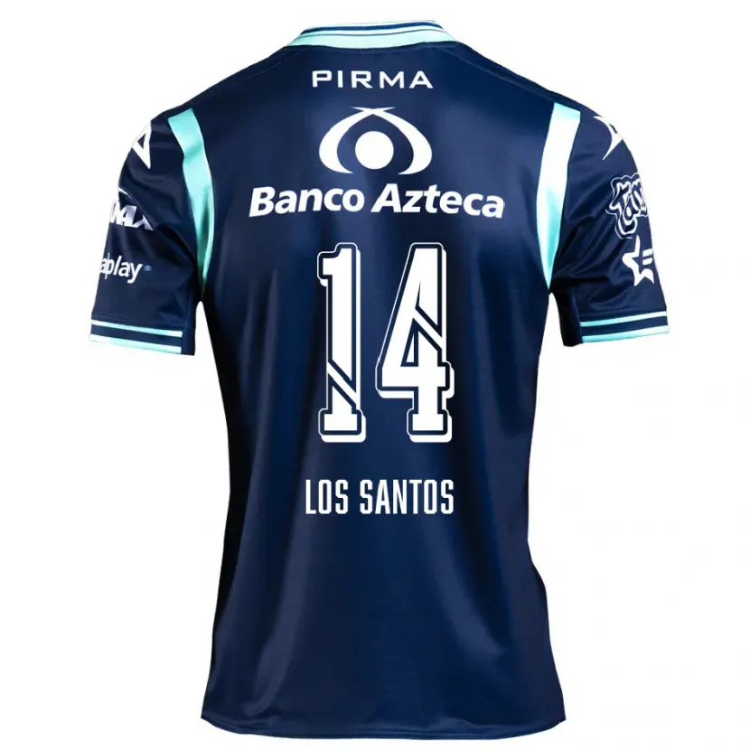 Danxen Heren Lucas De Los Santos #14 Marineblauw Uitshirt Uittenue 2024/25 T-Shirt