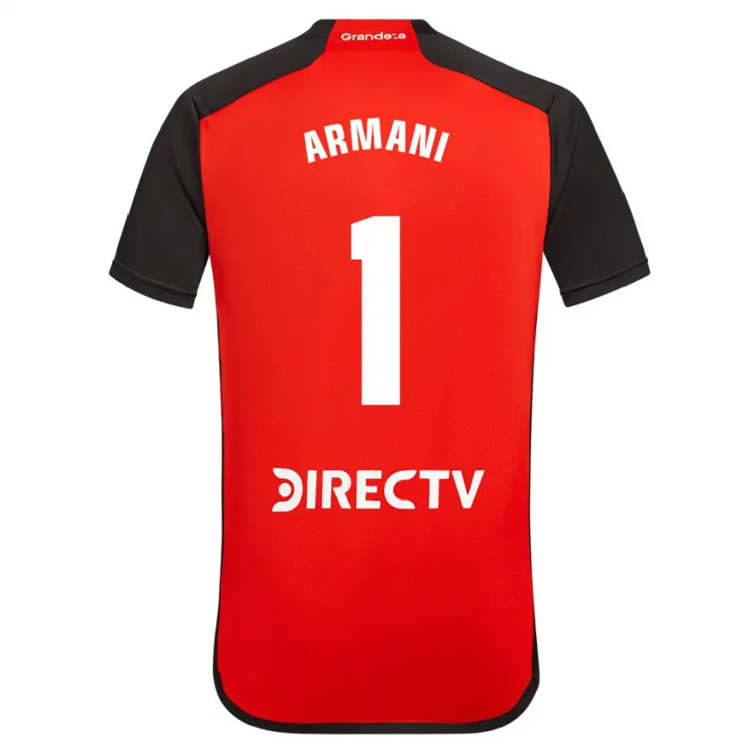 Danxen Heren Franco Armani #1 Rood Zwart Wit Uitshirt Uittenue 2024/25 T-Shirt