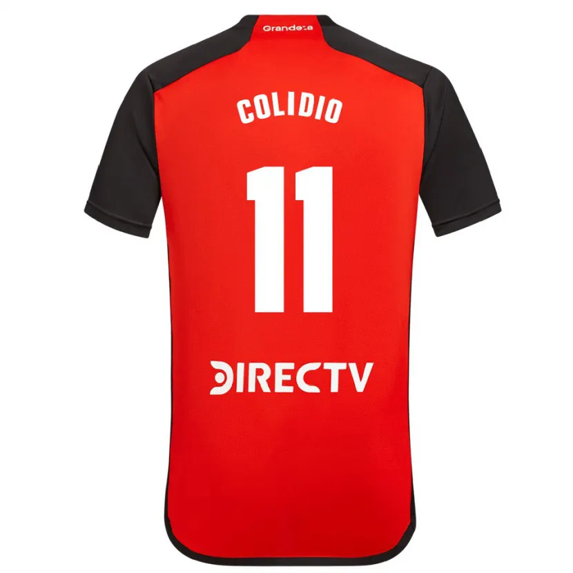 Danxen Heren Facundo Colidio #11 Rood Zwart Wit Uitshirt Uittenue 2024/25 T-Shirt