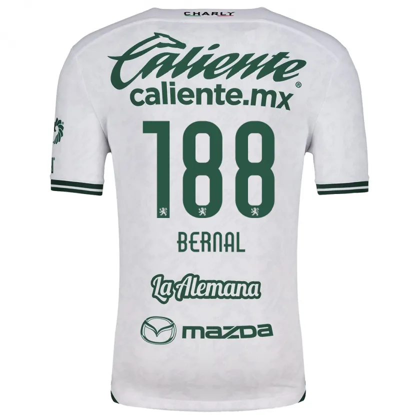 Danxen Heren Juan Bernal #188 Wit Groen Uitshirt Uittenue 2024/25 T-Shirt