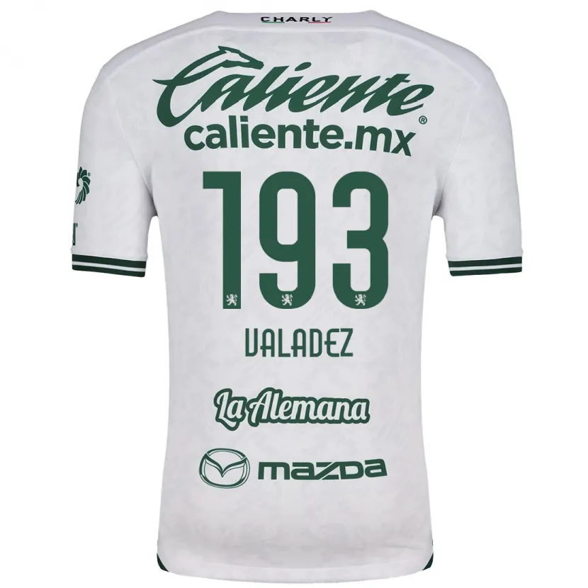 Danxen Heren Luis Valadez #193 Wit Groen Uitshirt Uittenue 2024/25 T-Shirt