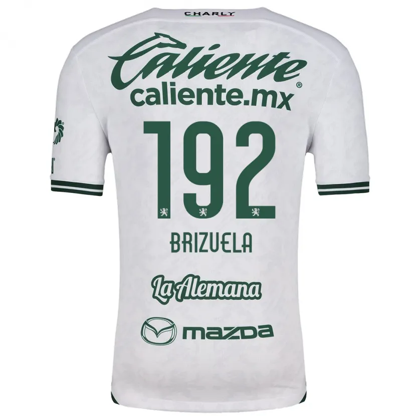 Danxen Heren Juan Brizuela #192 Wit Groen Uitshirt Uittenue 2024/25 T-Shirt