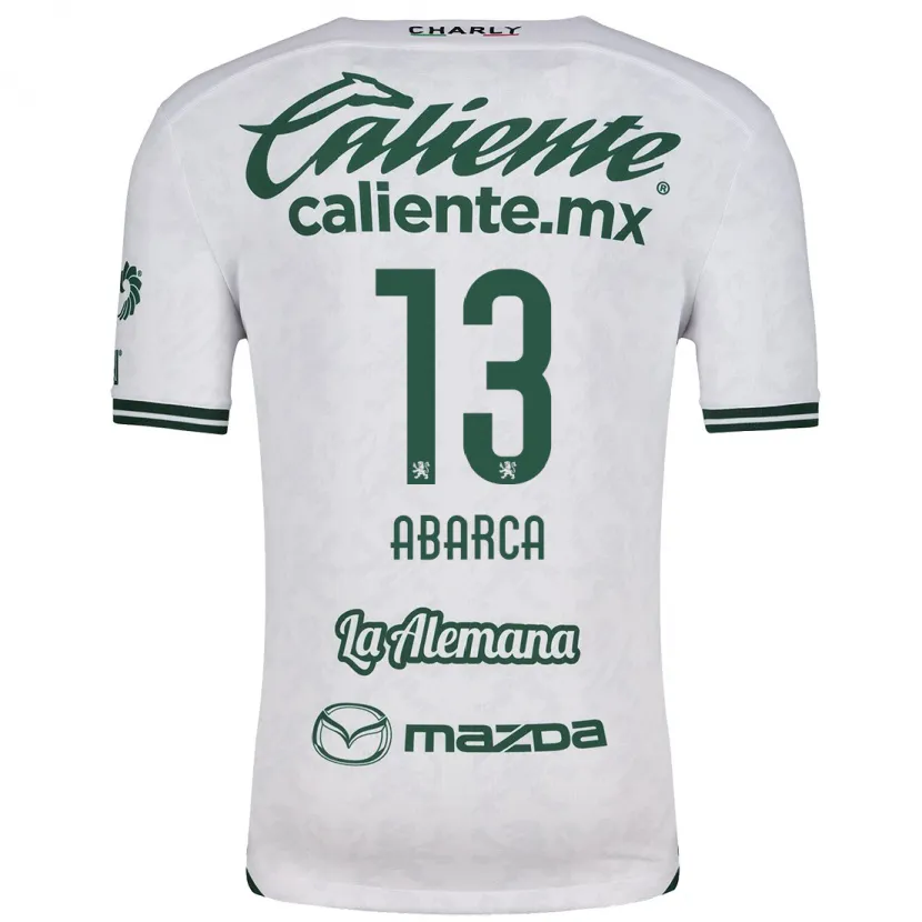 Danxen Heren Vidalia Abarca #13 Wit Groen Uitshirt Uittenue 2024/25 T-Shirt