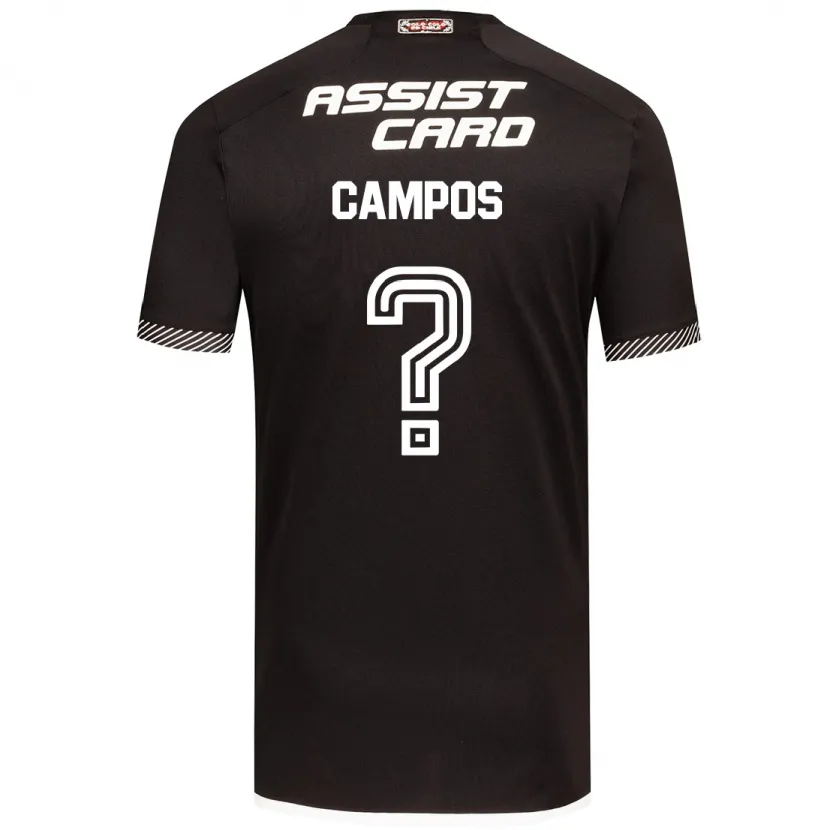 Danxen Heren Víctor Campos #0 Zwart Wit Uitshirt Uittenue 2024/25 T-Shirt