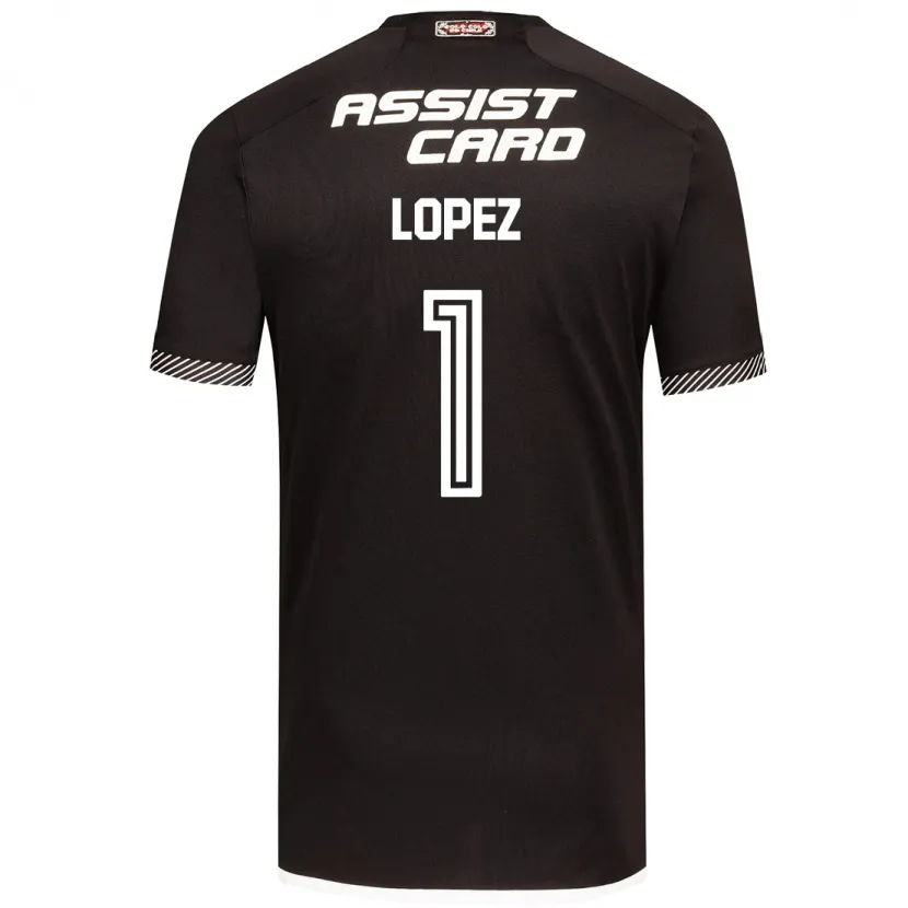 Danxen Heren Yessenia López #1 Zwart Wit Uitshirt Uittenue 2024/25 T-Shirt