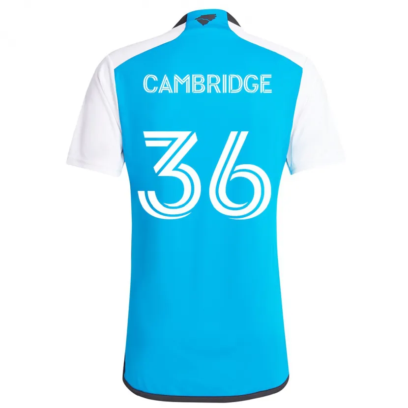 Danxen Dames Brandon Cambridge #36 Blauw Wit Thuisshirt Thuistenue 2024/25 T-Shirt