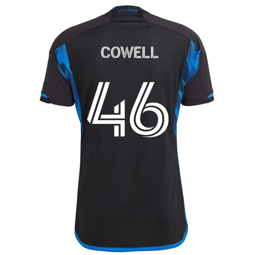 Danxen Dames Chance Cowell #46 Blauw Zwart Thuisshirt Thuistenue 2024/25 T-Shirt