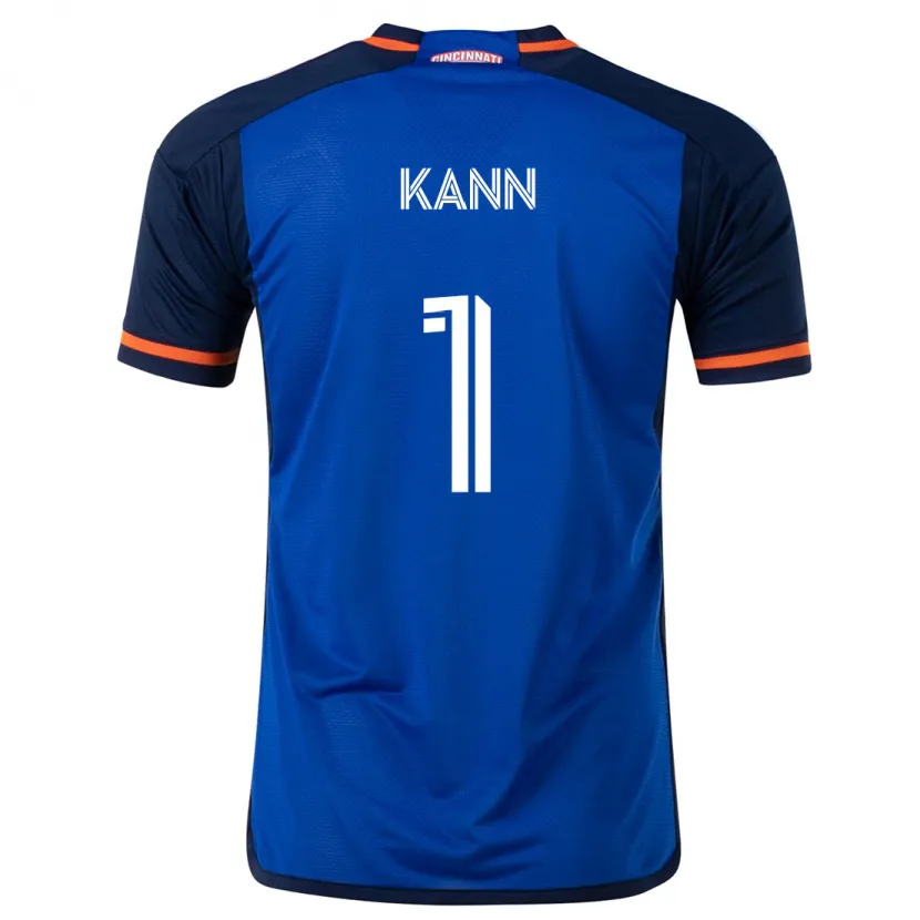 Danxen Dames Alec Kann #1 Blauw Wit Thuisshirt Thuistenue 2024/25 T-Shirt