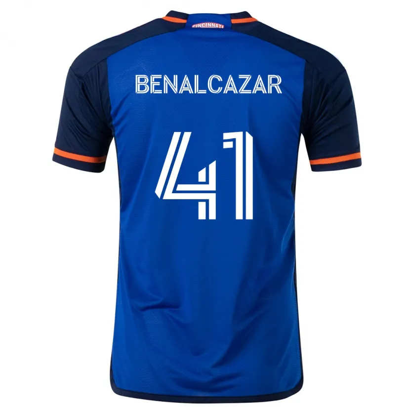 Danxen Dames Nico Benalcázar #41 Blauw Wit Thuisshirt Thuistenue 2024/25 T-Shirt