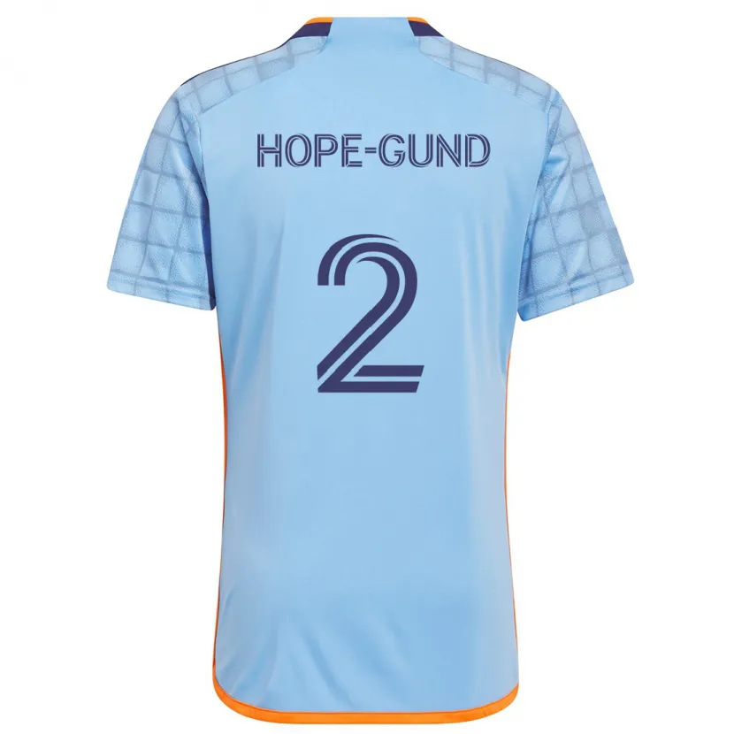 Danxen Dames Rio Hope-Gund #2 Blauw Oranje Thuisshirt Thuistenue 2024/25 T-Shirt