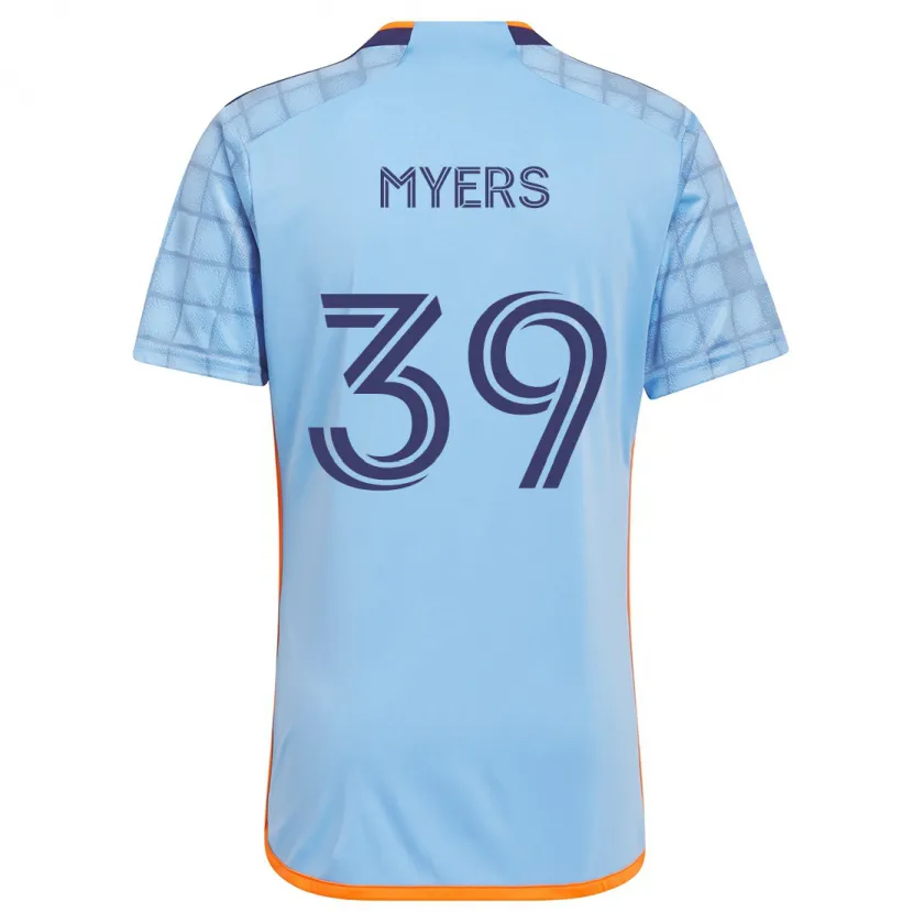 Danxen Dames Md Myers #39 Blauw Oranje Thuisshirt Thuistenue 2024/25 T-Shirt