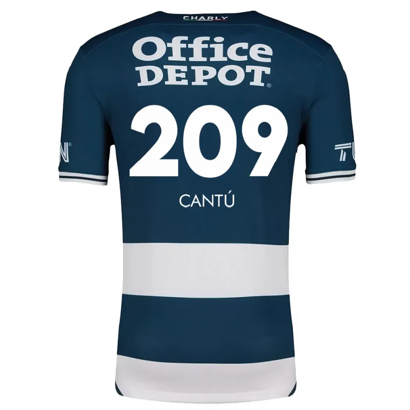 Danxen Dames Juan Cantú #209 Blauw Wit Thuisshirt Thuistenue 2024/25 T-Shirt