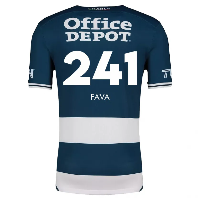 Danxen Dames Marco Fava #241 Blauw Wit Thuisshirt Thuistenue 2024/25 T-Shirt