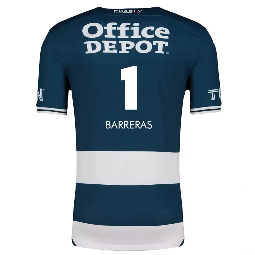 Danxen Dames Esthefanny Barreras #1 Blauw Wit Thuisshirt Thuistenue 2024/25 T-Shirt