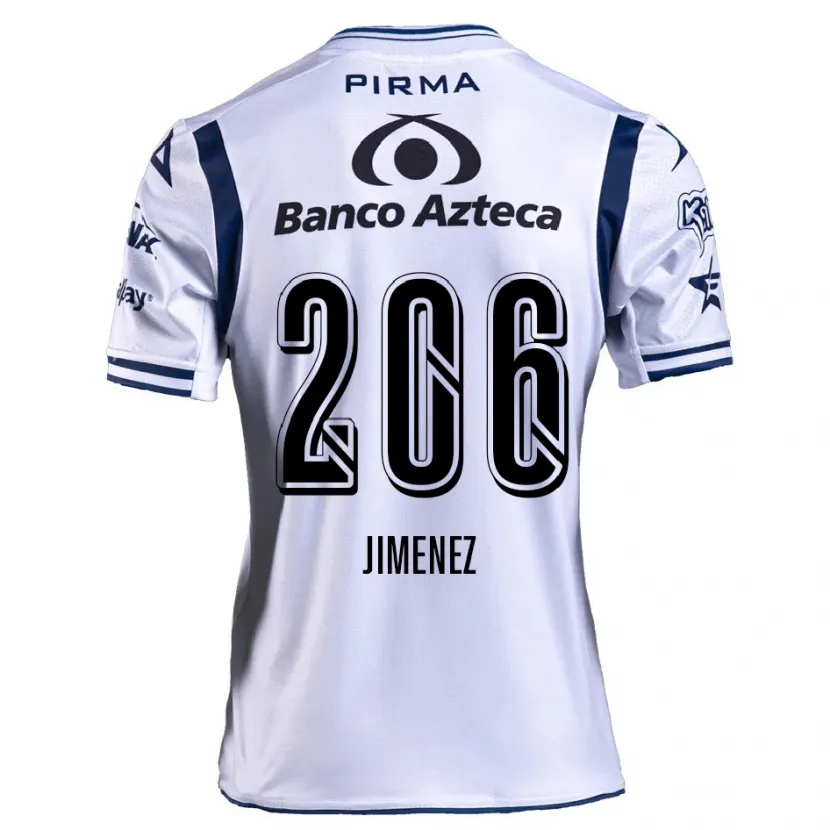 Danxen Dames Leonardo Jiménez #206 Wit Marineblauw Thuisshirt Thuistenue 2024/25 T-Shirt