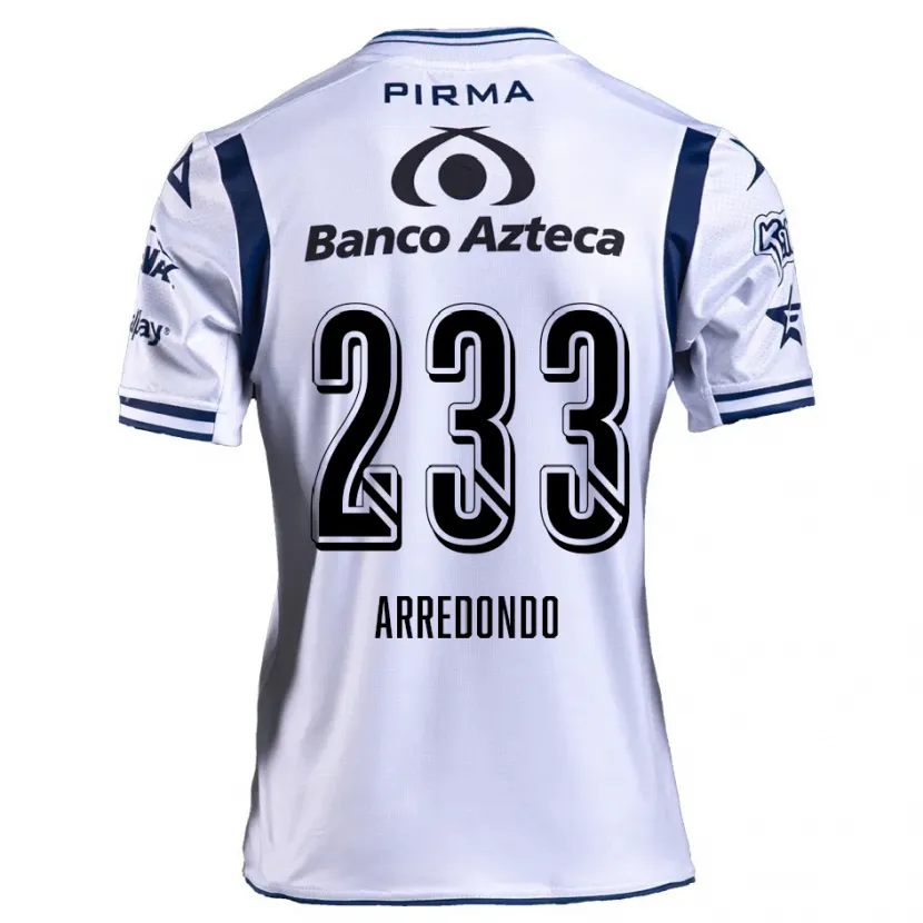 Danxen Dames Ángel Arredondo #233 Wit Marineblauw Thuisshirt Thuistenue 2024/25 T-Shirt