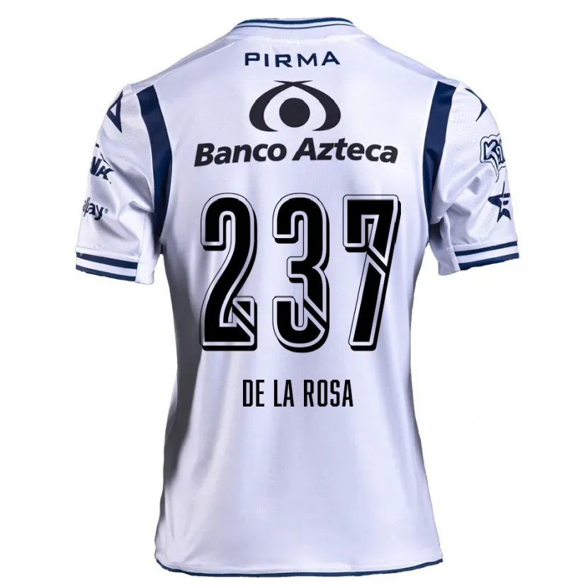 Danxen Dames Álvaro De La Rosa #237 Wit Marineblauw Thuisshirt Thuistenue 2024/25 T-Shirt