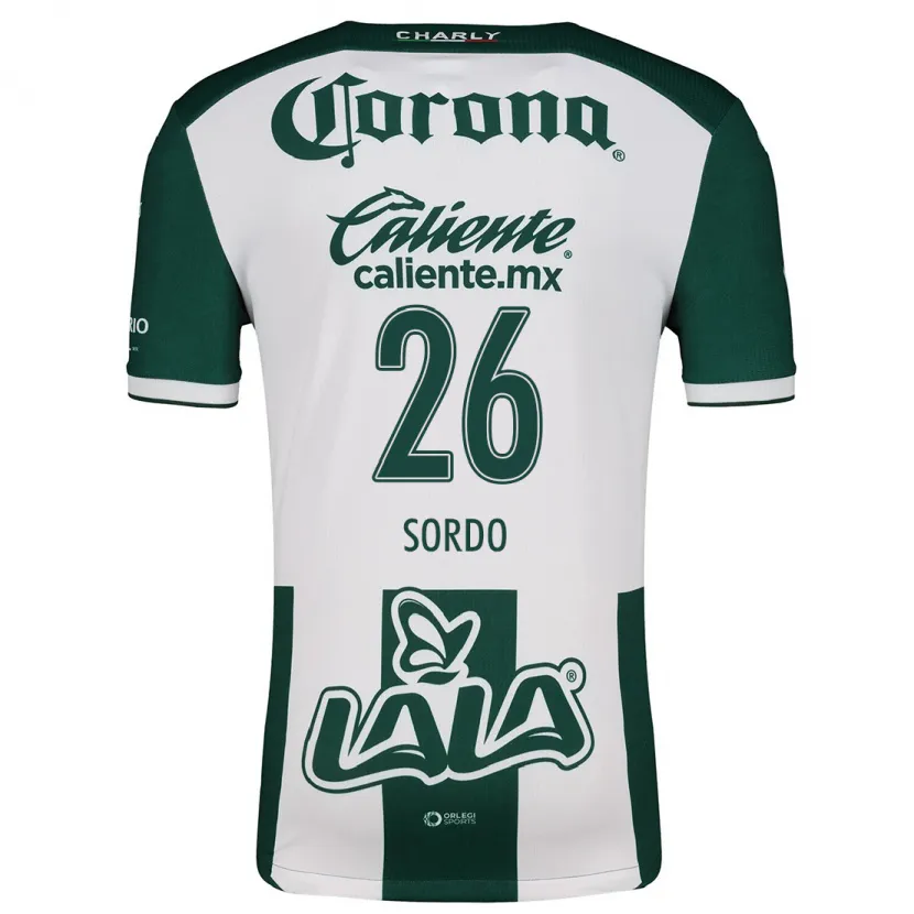 Danxen Dames Ramiro Sordo #26 Groen Wit Thuisshirt Thuistenue 2024/25 T-Shirt