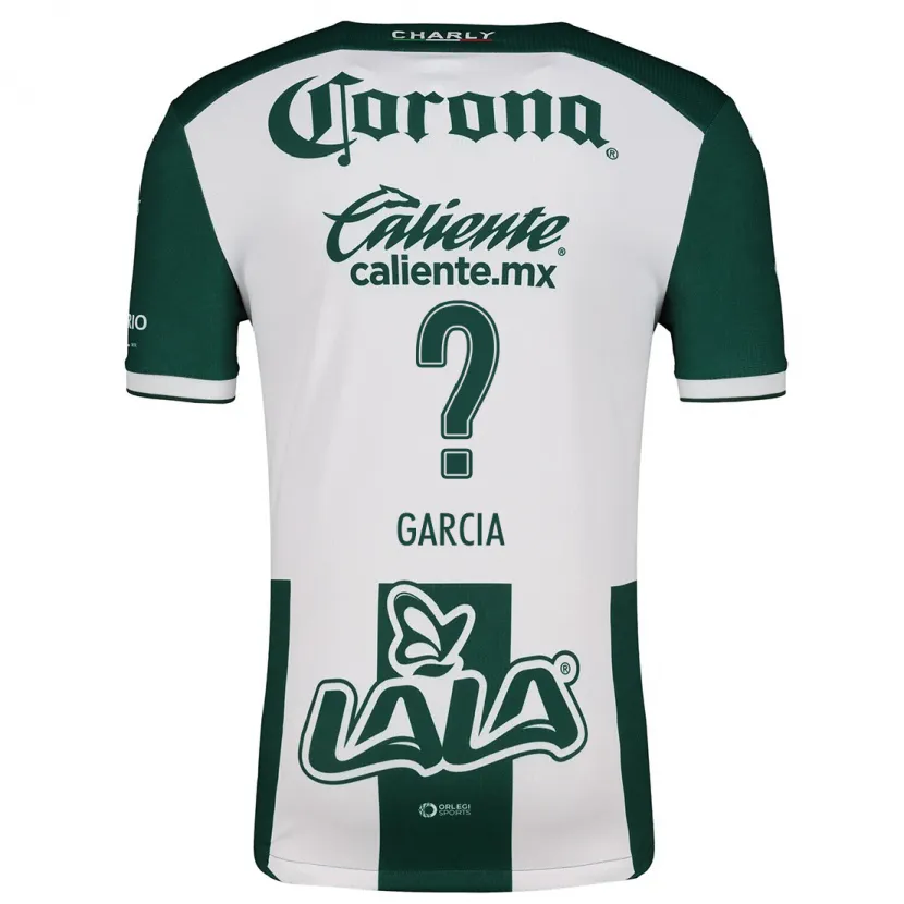 Danxen Dames Kevin García #0 Groen Wit Thuisshirt Thuistenue 2024/25 T-Shirt