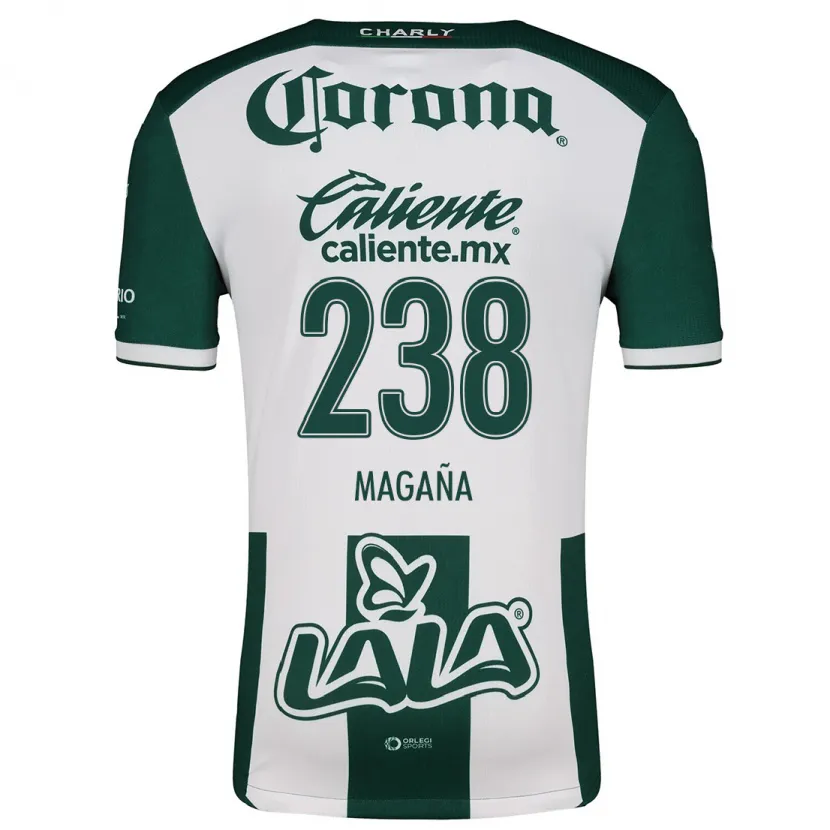 Danxen Dames Emilio Magaña #238 Groen Wit Thuisshirt Thuistenue 2024/25 T-Shirt