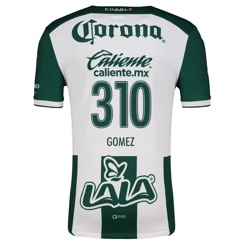 Danxen Dames Luis Gómez #310 Groen Wit Thuisshirt Thuistenue 2024/25 T-Shirt