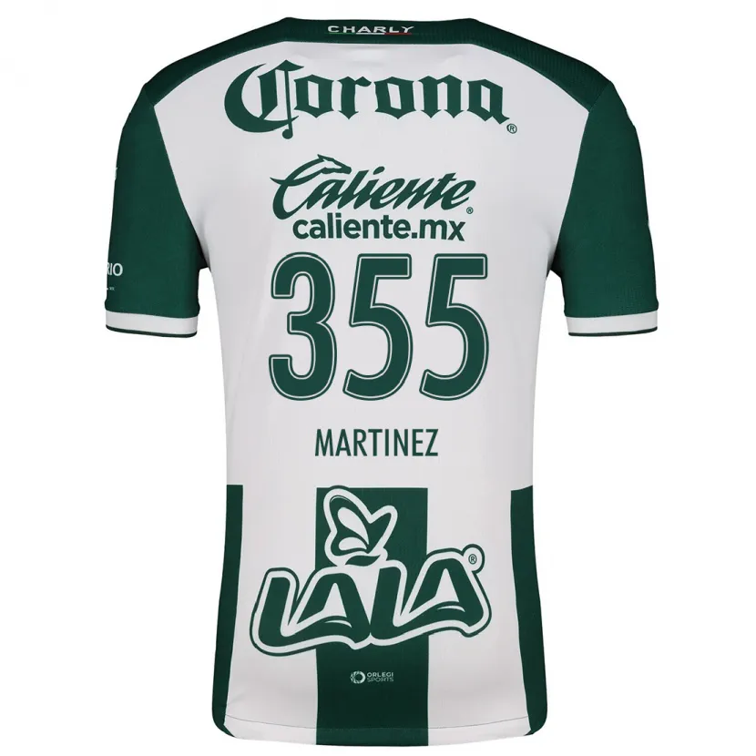 Danxen Dames Leonardo Martinez #355 Groen Wit Thuisshirt Thuistenue 2024/25 T-Shirt