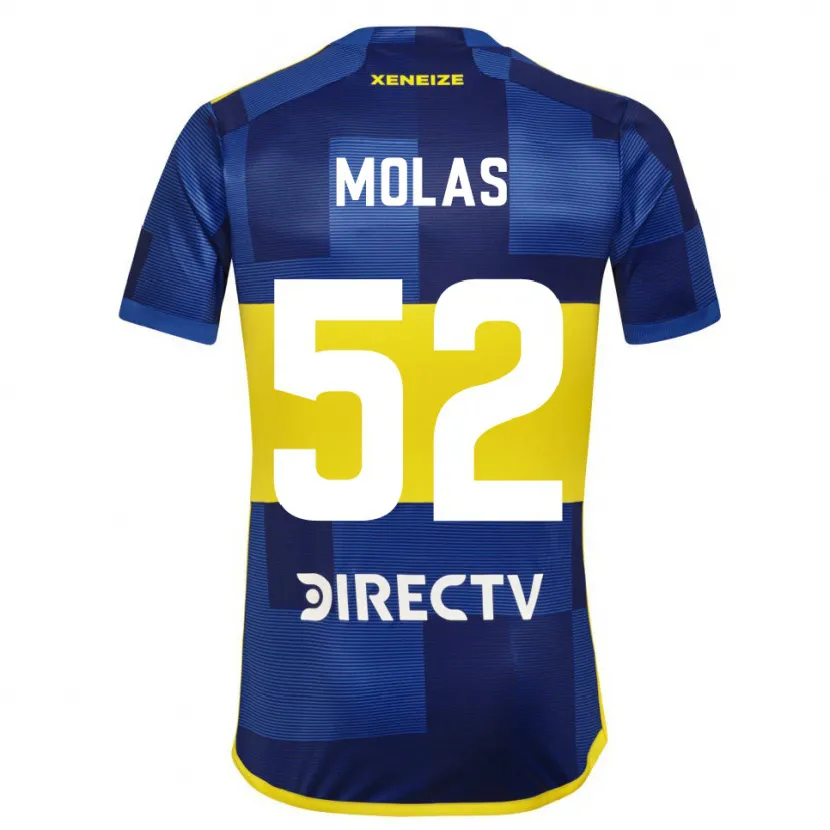 Danxen Dames Walter Molas #52 Blauw Geel Thuisshirt Thuistenue 2024/25 T-Shirt