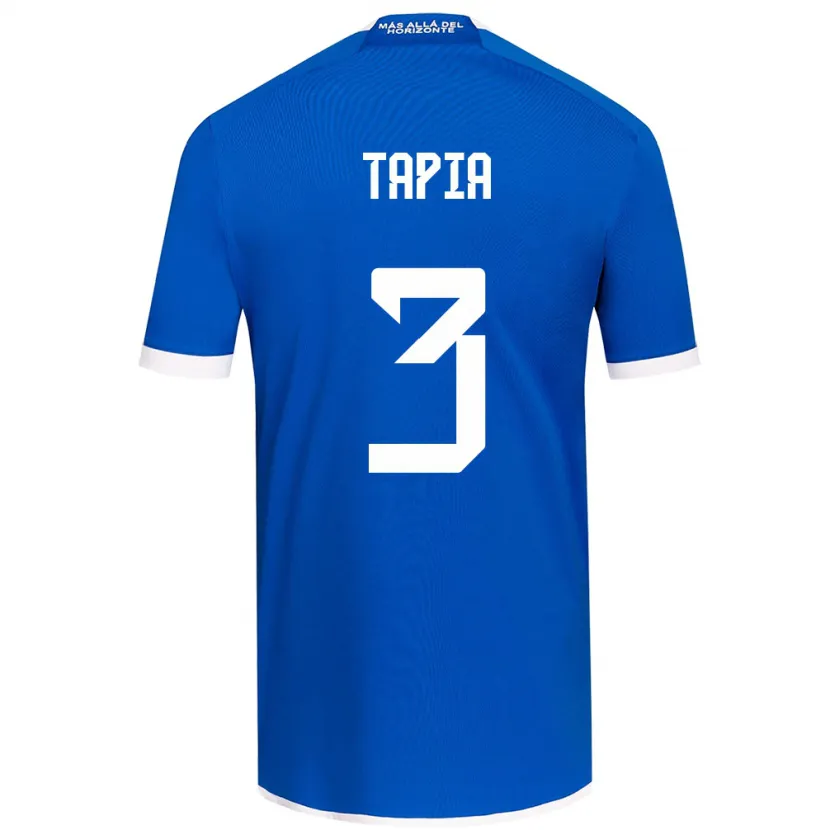 Danxen Dames Ignacio Tapia #3 Blauw Wit Thuisshirt Thuistenue 2024/25 T-Shirt