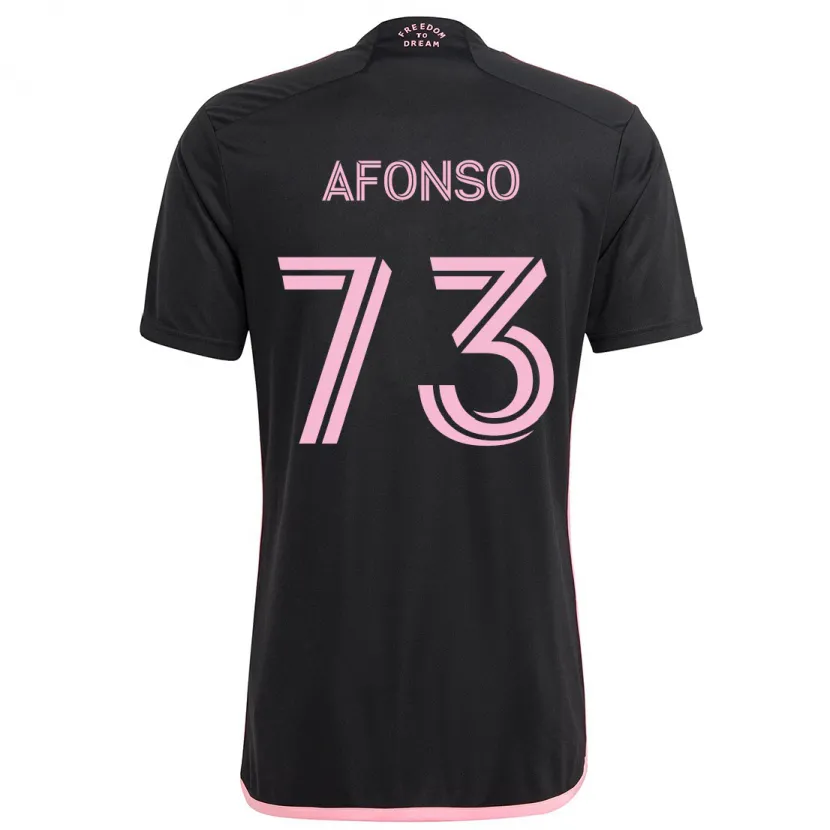 Danxen Dames Leo Afonso #73 Zwart Uitshirt Uittenue 2024/25 T-Shirt