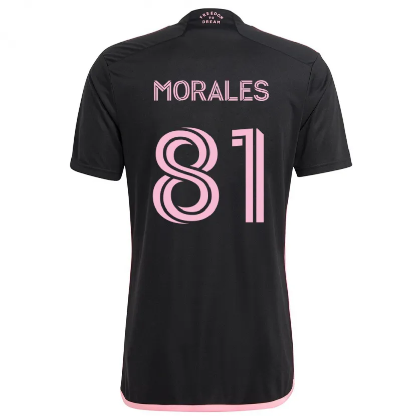 Danxen Dames Santiago Morales #81 Zwart Uitshirt Uittenue 2024/25 T-Shirt