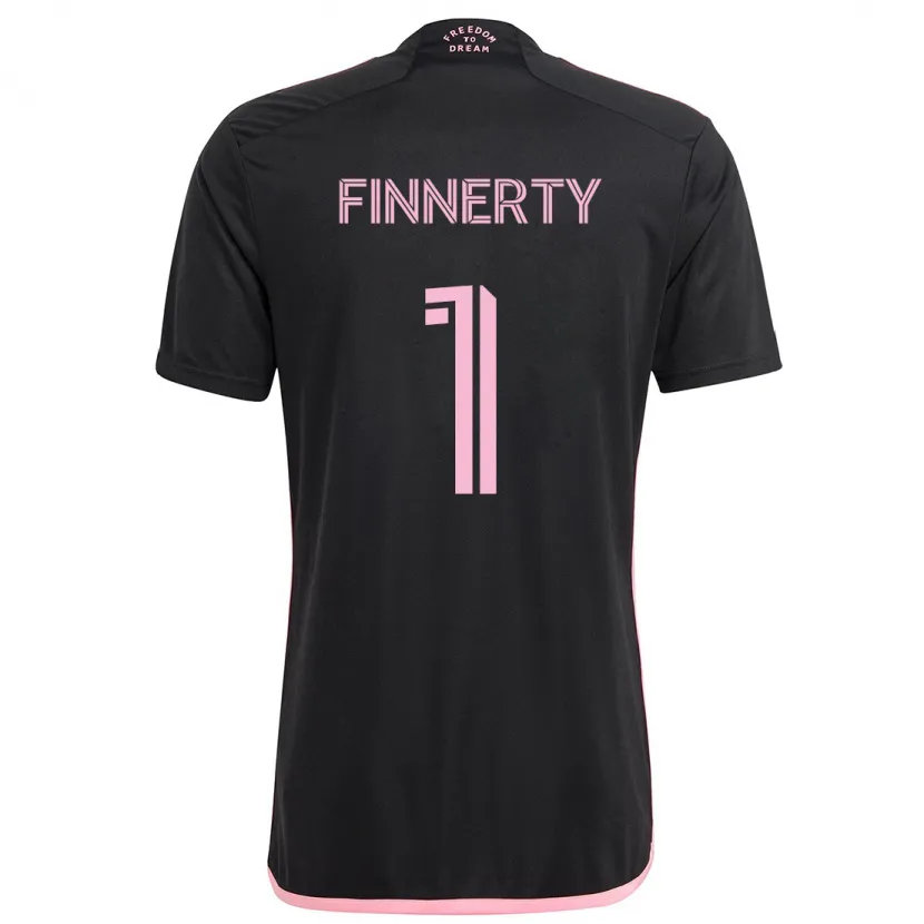 Danxen Dames Owen Finnerty #1 Zwart Uitshirt Uittenue 2024/25 T-Shirt