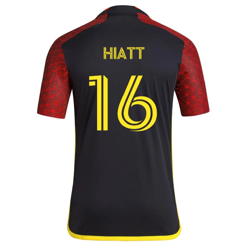 Danxen Dames Samantha Hiatt #16 Rood Zwart Uitshirt Uittenue 2024/25 T-Shirt