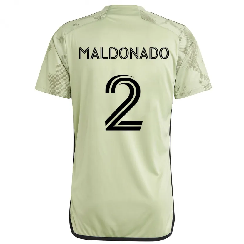 Danxen Dames Denil Maldonado #2 Licht Groen Uitshirt Uittenue 2024/25 T-Shirt