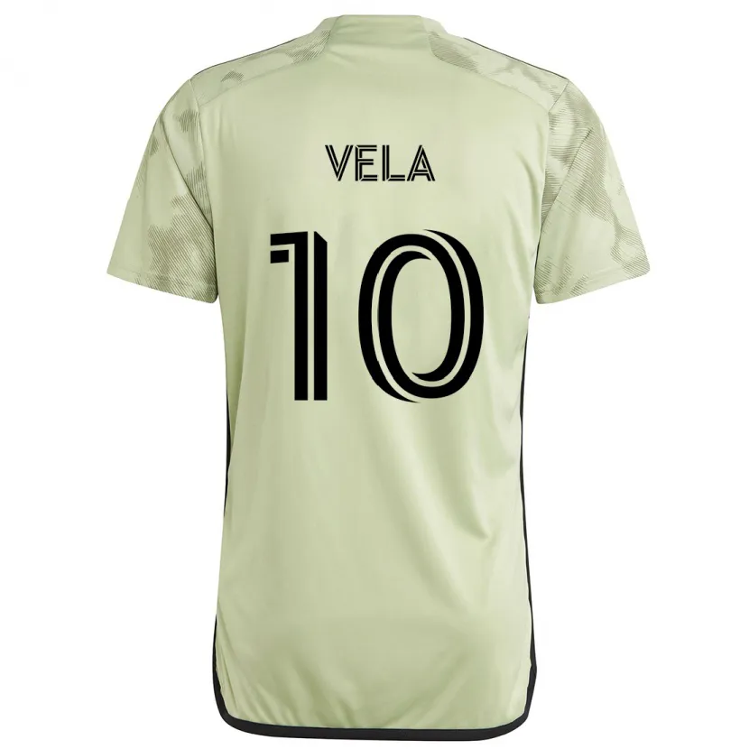 Danxen Dames Carlos Vela #10 Licht Groen Uitshirt Uittenue 2024/25 T-Shirt