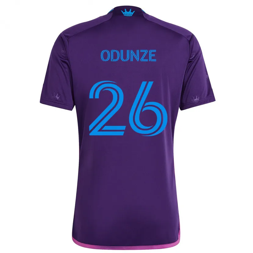 Danxen Dames Chituru Odunze #26 Paarsblauw Uitshirt Uittenue 2024/25 T-Shirt