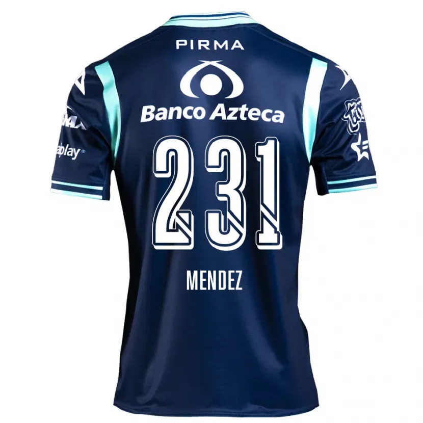 Danxen Dames Alejandro Méndez #231 Marineblauw Uitshirt Uittenue 2024/25 T-Shirt