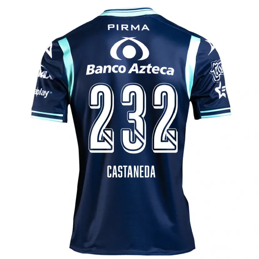 Danxen Dames Ángel Castañeda #232 Marineblauw Uitshirt Uittenue 2024/25 T-Shirt