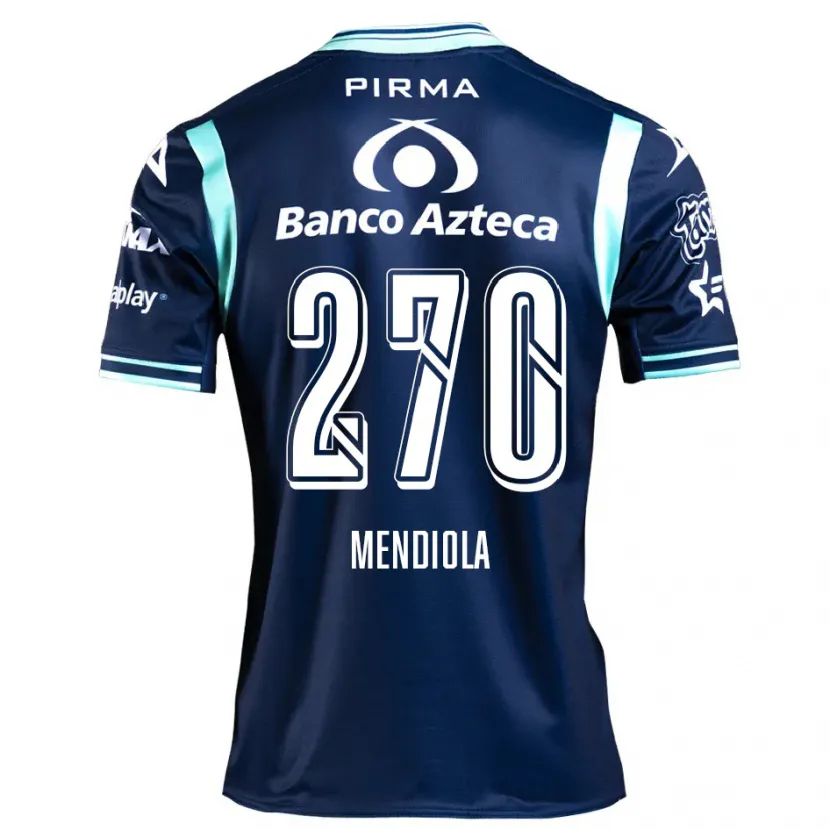 Danxen Dames Carlos Mendiola #270 Marineblauw Uitshirt Uittenue 2024/25 T-Shirt