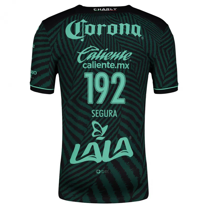 Danxen Dames Gustavo Segura #192 Zwart Groen Uitshirt Uittenue 2024/25 T-Shirt