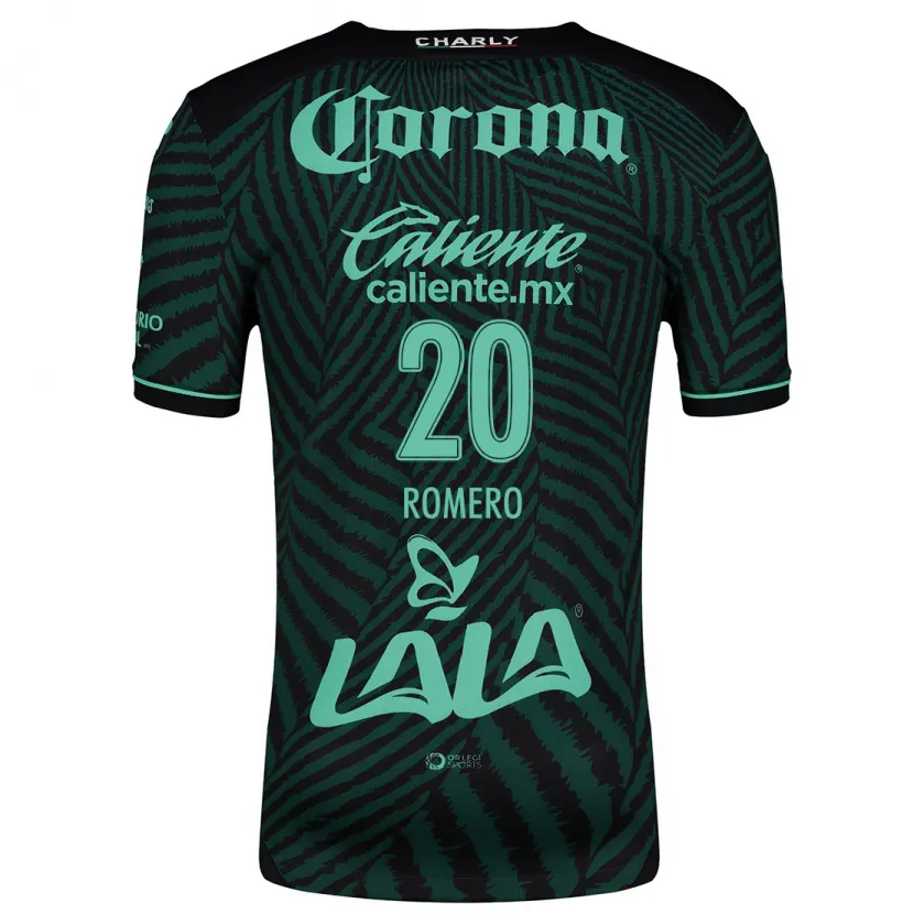 Danxen Dames Lia Romero #20 Zwart Groen Uitshirt Uittenue 2024/25 T-Shirt