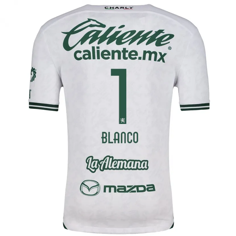 Danxen Dames Alfonso Blanco #1 Wit Groen Uitshirt Uittenue 2024/25 T-Shirt