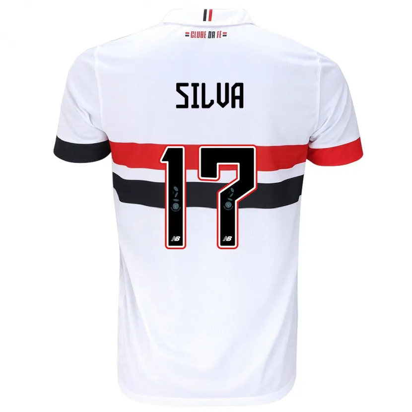 Danxen Kinderen André Silva #17 Wit Rood Zwart Thuisshirt Thuistenue 2024/25 T-Shirt