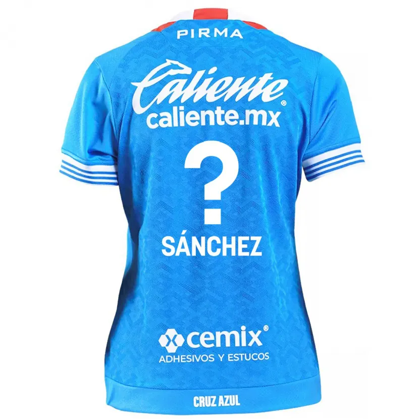 Danxen Kinderen Jorge Sánchez #0 Hemelsblauw Thuisshirt Thuistenue 2024/25 T-Shirt