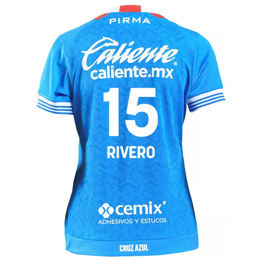 Danxen Kinderen Ignacio Rivero #15 Hemelsblauw Thuisshirt Thuistenue 2024/25 T-Shirt