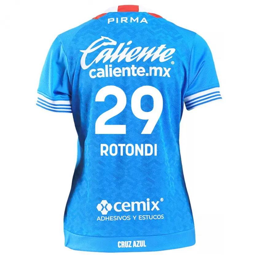 Danxen Kinderen Carlos Rotondi #29 Hemelsblauw Thuisshirt Thuistenue 2024/25 T-Shirt