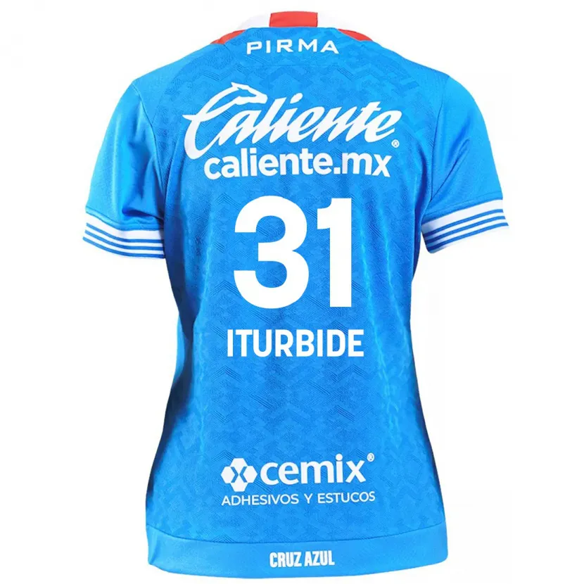 Danxen Kinderen Luis Iturbide #31 Hemelsblauw Thuisshirt Thuistenue 2024/25 T-Shirt