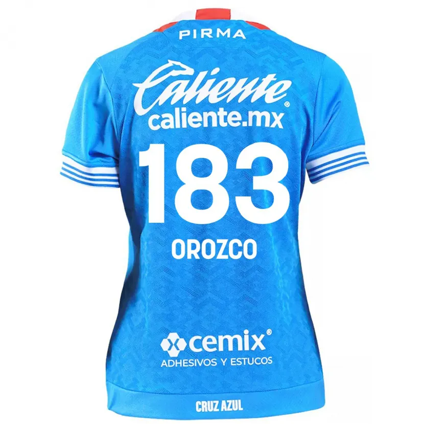 Danxen Kinderen Fabrizzio Orozco #183 Hemelsblauw Thuisshirt Thuistenue 2024/25 T-Shirt