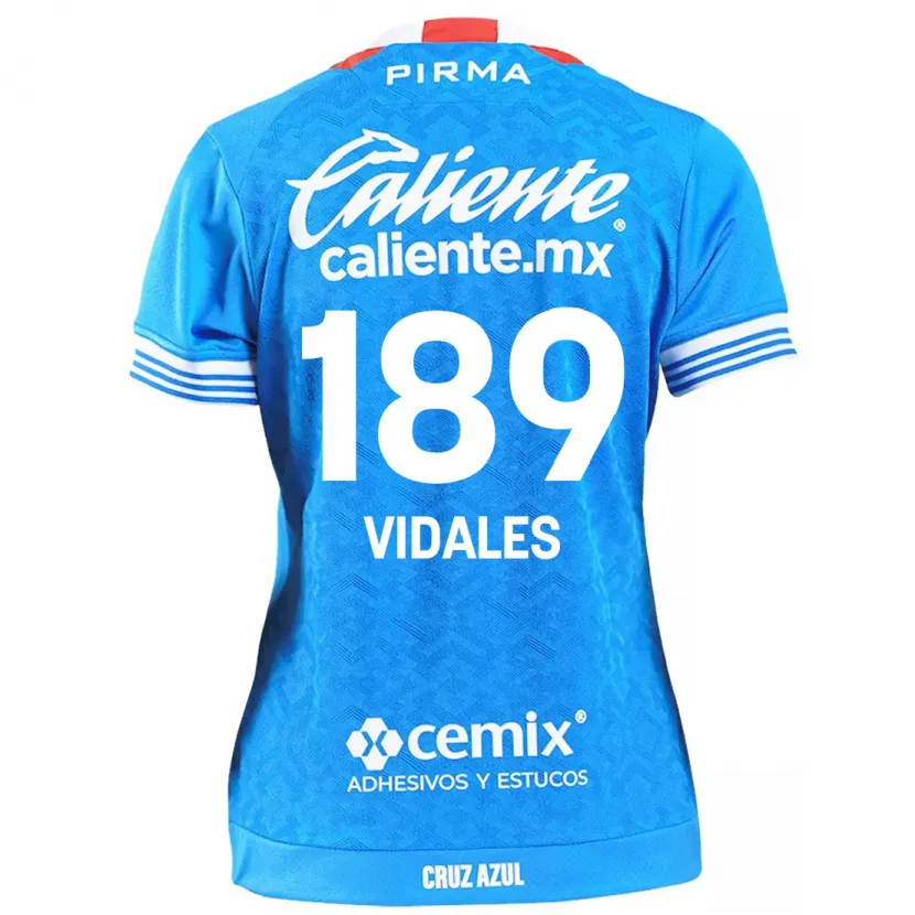 Danxen Kinderen Álvaro Vidales #189 Hemelsblauw Thuisshirt Thuistenue 2024/25 T-Shirt