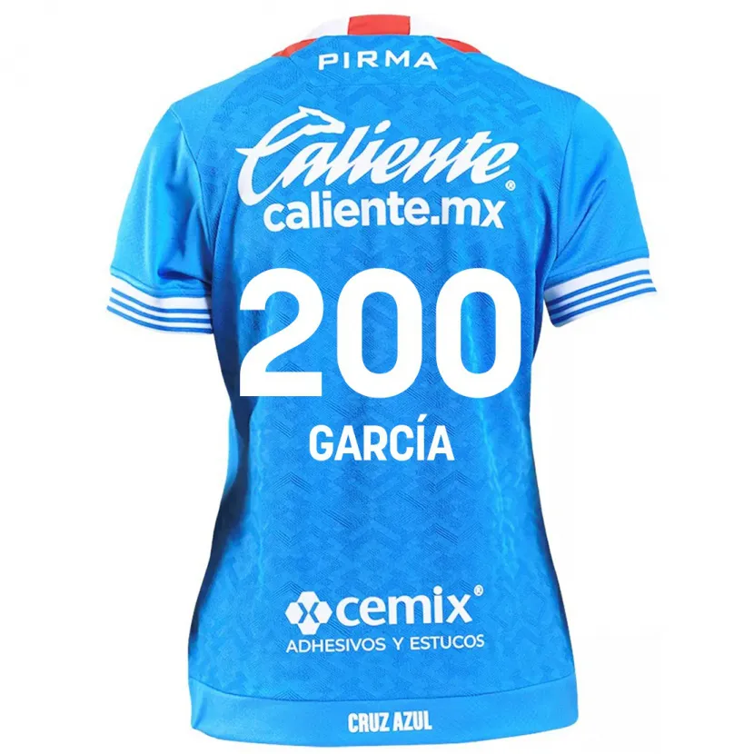 Danxen Kinderen Jorge García #200 Hemelsblauw Thuisshirt Thuistenue 2024/25 T-Shirt