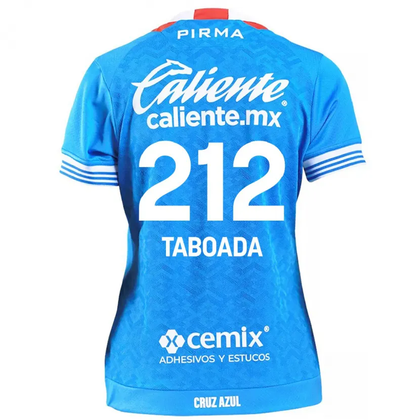 Danxen Kinderen Víctor Taboada #212 Hemelsblauw Thuisshirt Thuistenue 2024/25 T-Shirt